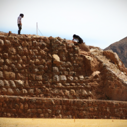 pelea en las pirámides del Perú